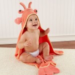 "Lobster Laughs" Lobster Hooded Towel (0-9 Months)