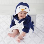 "Wash & Waddle" Penguin Hooded Spa Robe (Personalization Available)