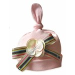Ashley Flower and Ribbon Bow Baby Girl Hat